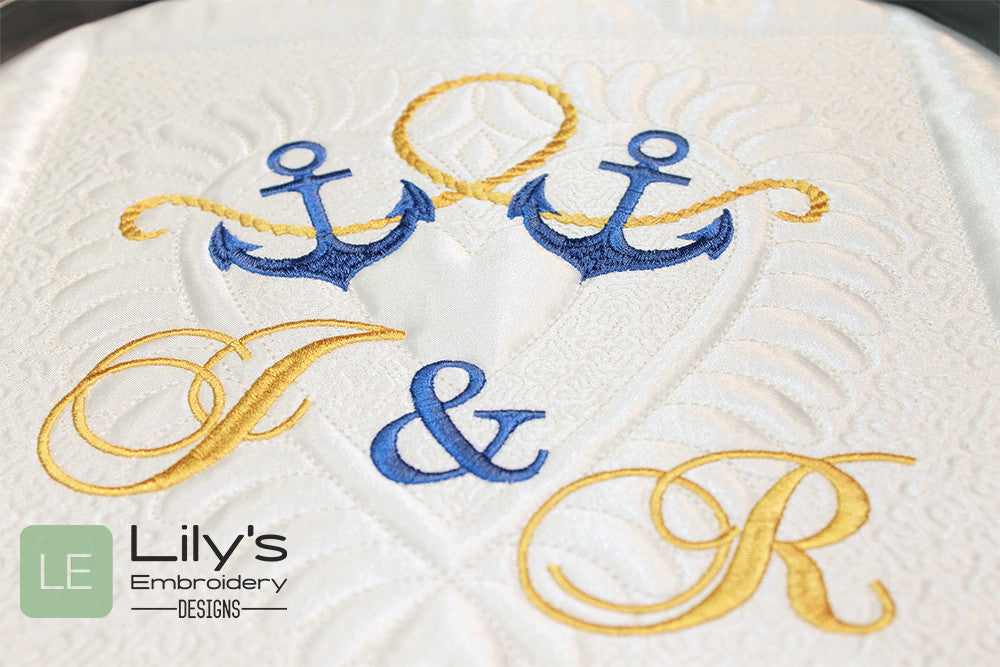 Tied The Knot Machine Embroidery Designs set (12 Designs)