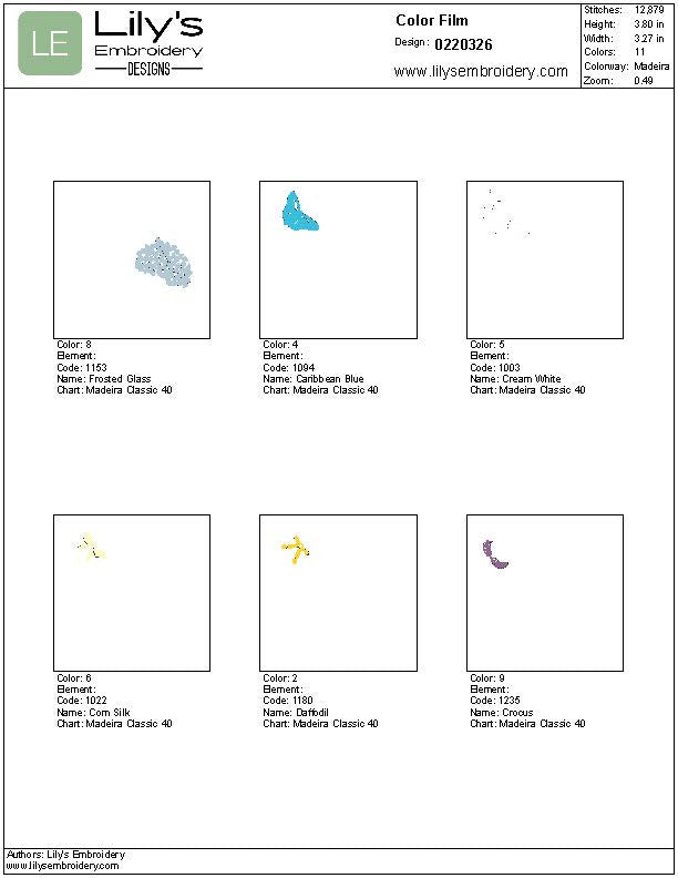 Hydrangeas Bouquet Machine Embroidery Design - 5 Sizes