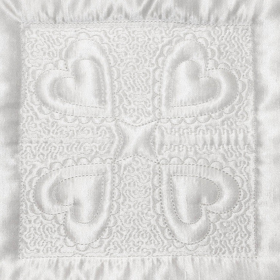 Hearts Quilting Blocks Machine Embroidery Design Pack