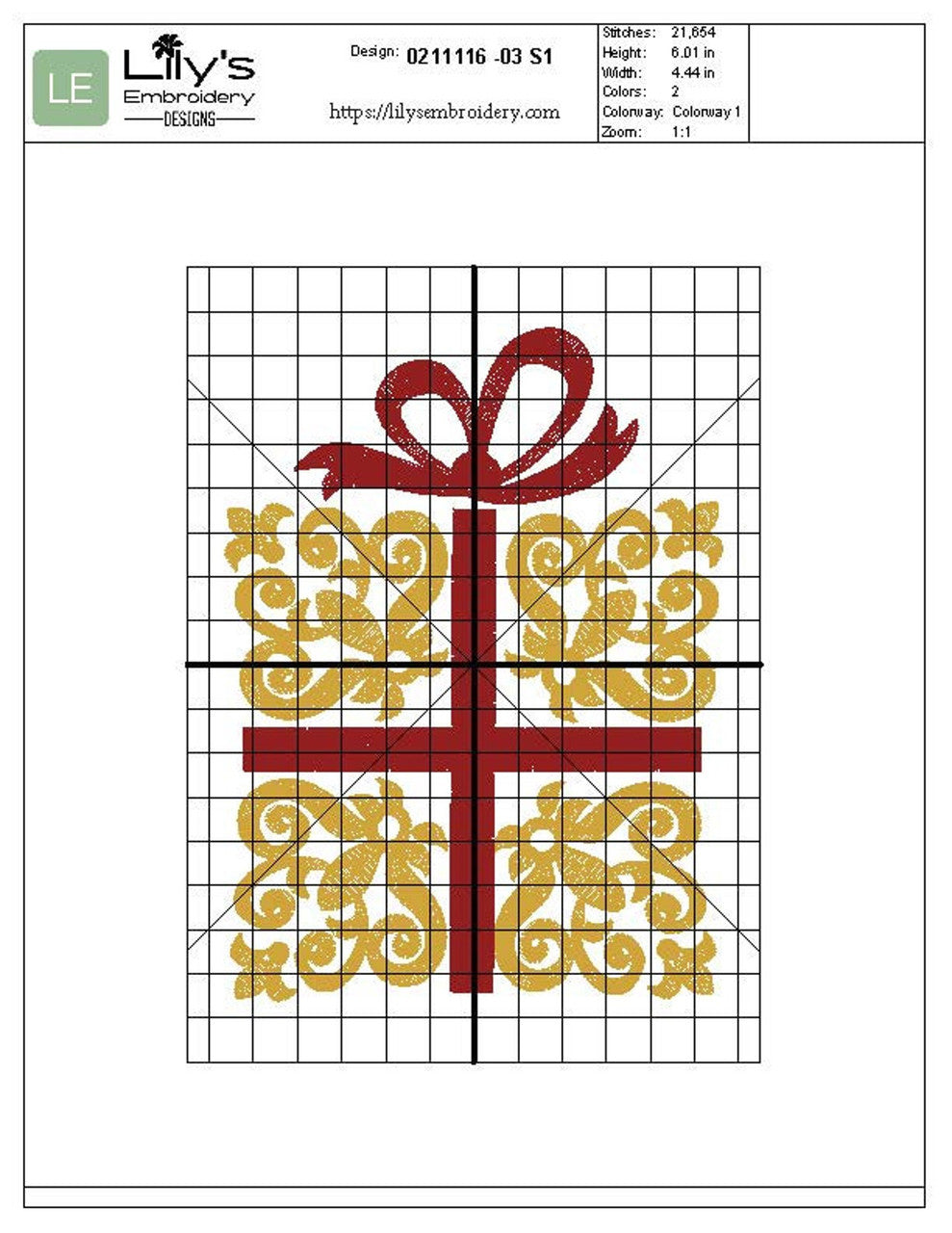 Set of 5 Christmas Machine Embroidery Designs
