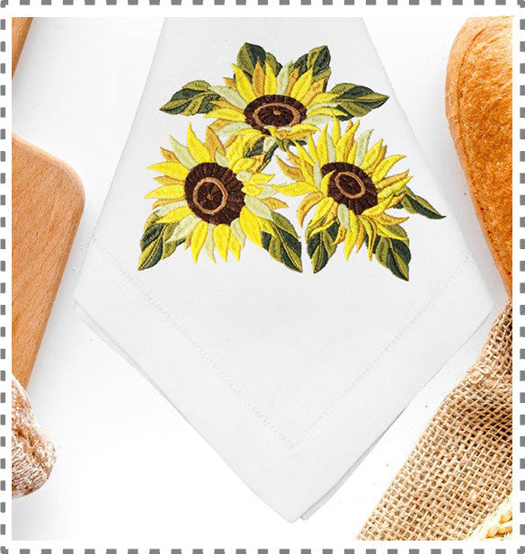 Machine Embroidery Design - Sunflowers Bouquet - 4 Sizes