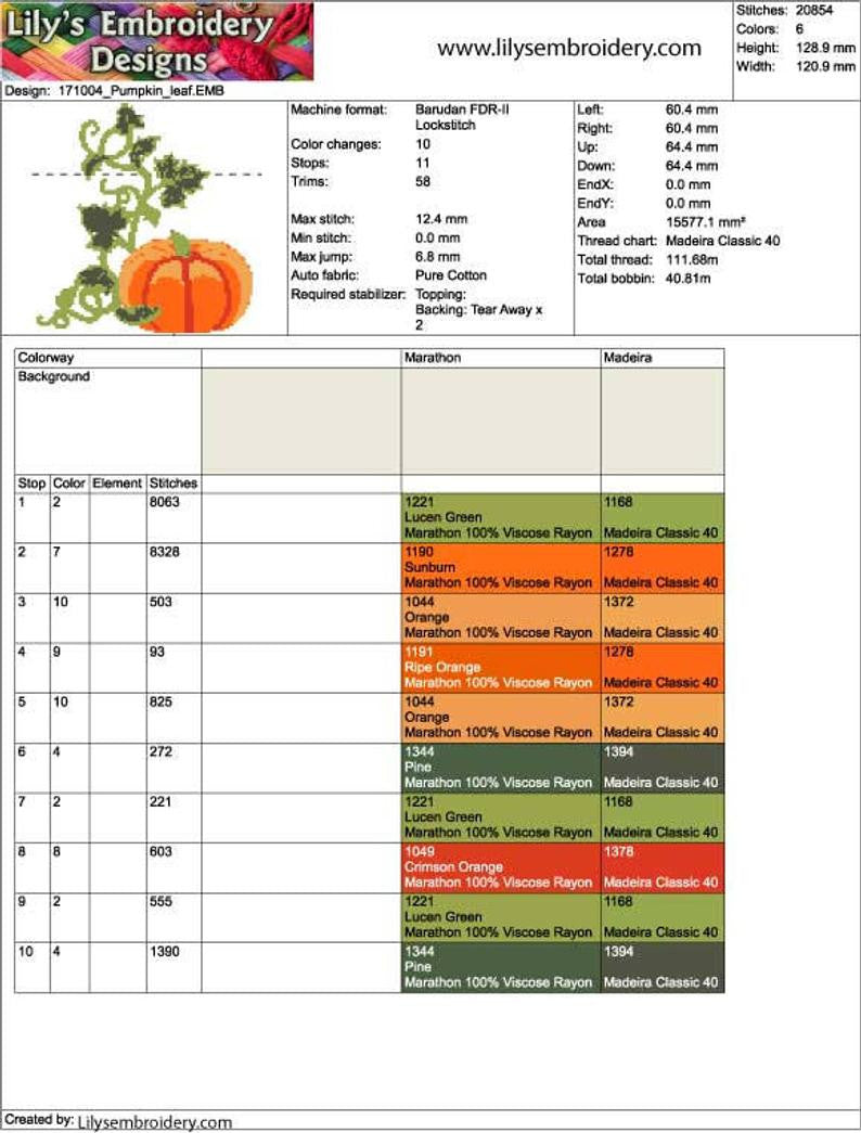 Pumpkin Patch Vines Design - Set of two