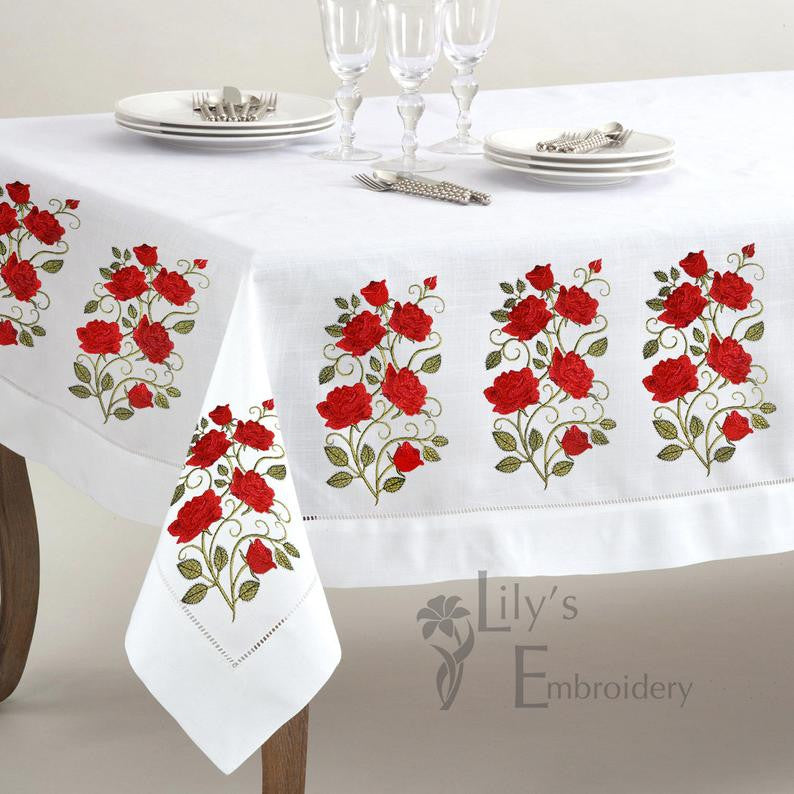 Roses Border Machine Embroidery Design