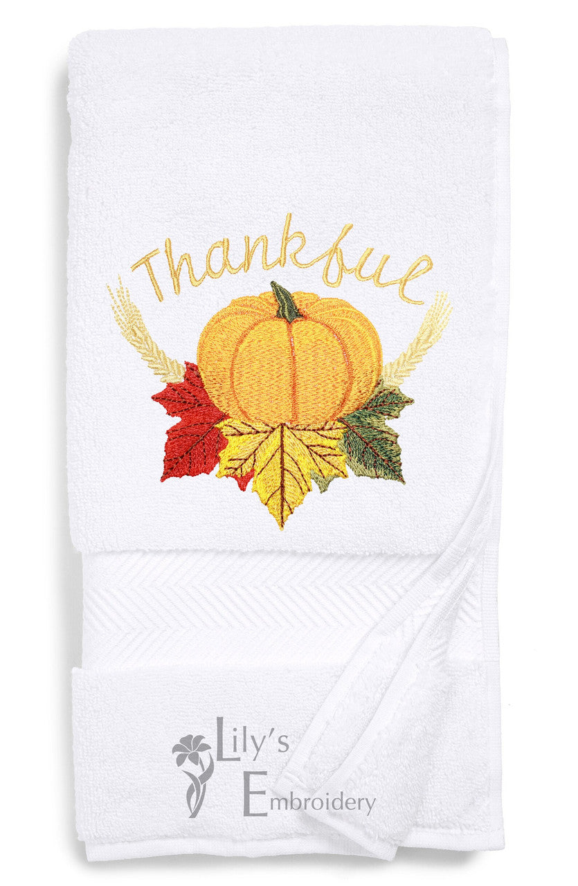 Thankful Machine Embroidery Design - 3 Sizes