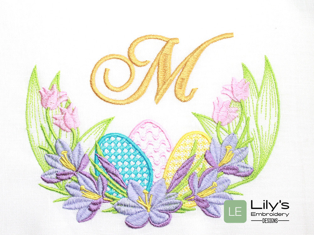 Easter  Eggs  Machine Embroidery Design  - 4 Sizes