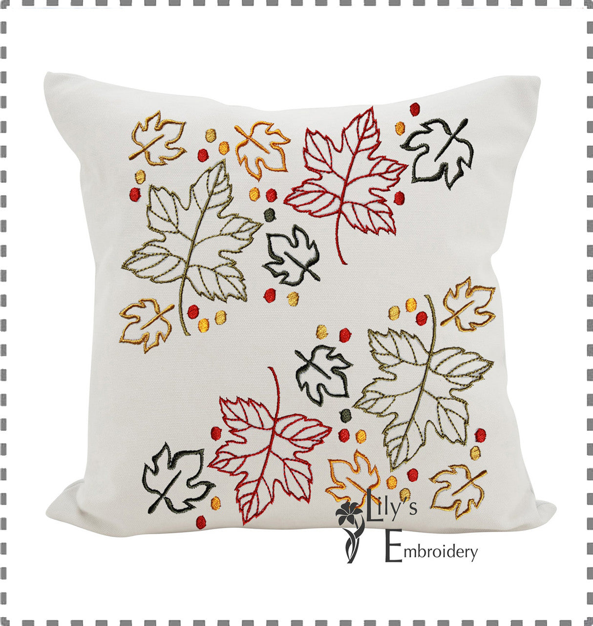 Leaves Machine Embroidery Design - Fall - 5 Sizes