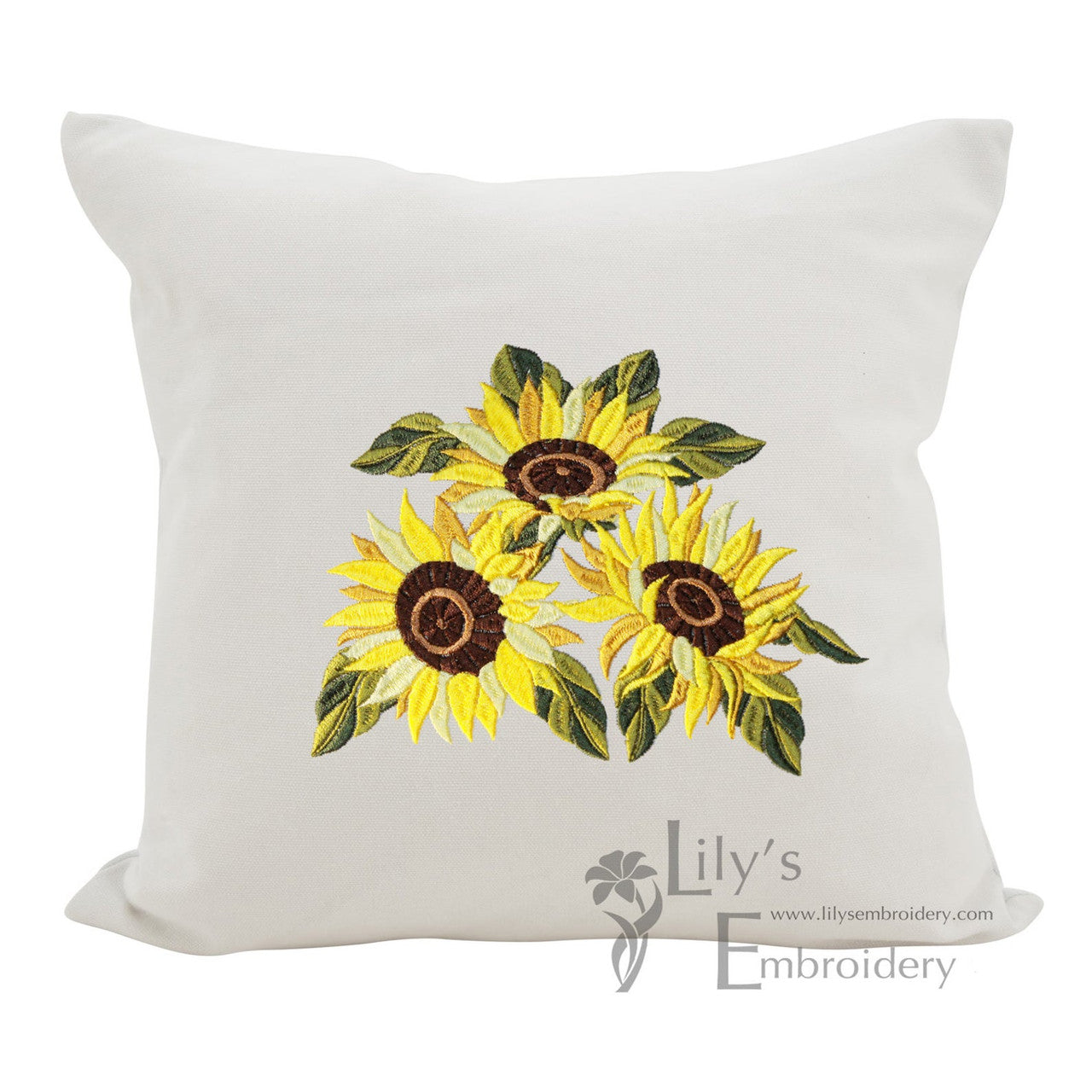 Machine Embroidery Design - Sunflowers Bouquet - 4 Sizes